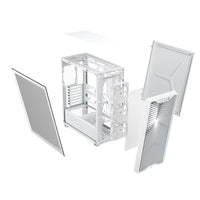 Corsair 3200D RS Mid-Tower PC Case - White, ATX mATX ITX, TG panel, 400mm GPU, 165mm CPU, 360mm rad, USB-C, 7 slots, 2x2.5 1x3.5, 2yr wty, steel TG - Image 3