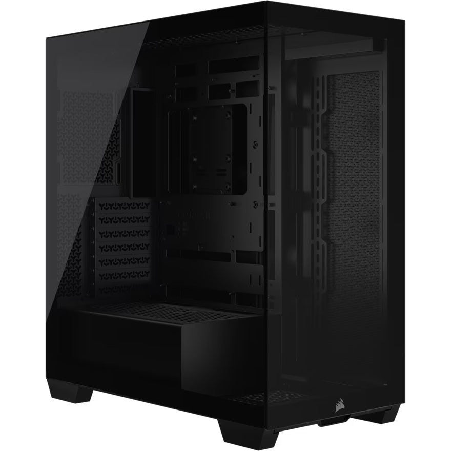 Corsair 3500X Mid-Tower PC Case - Black, Steel, Tempered Glass, ATX/E-ATX, 7 Slots, 425mm GPU, 170mm CPU, 2yr wty - Image 5