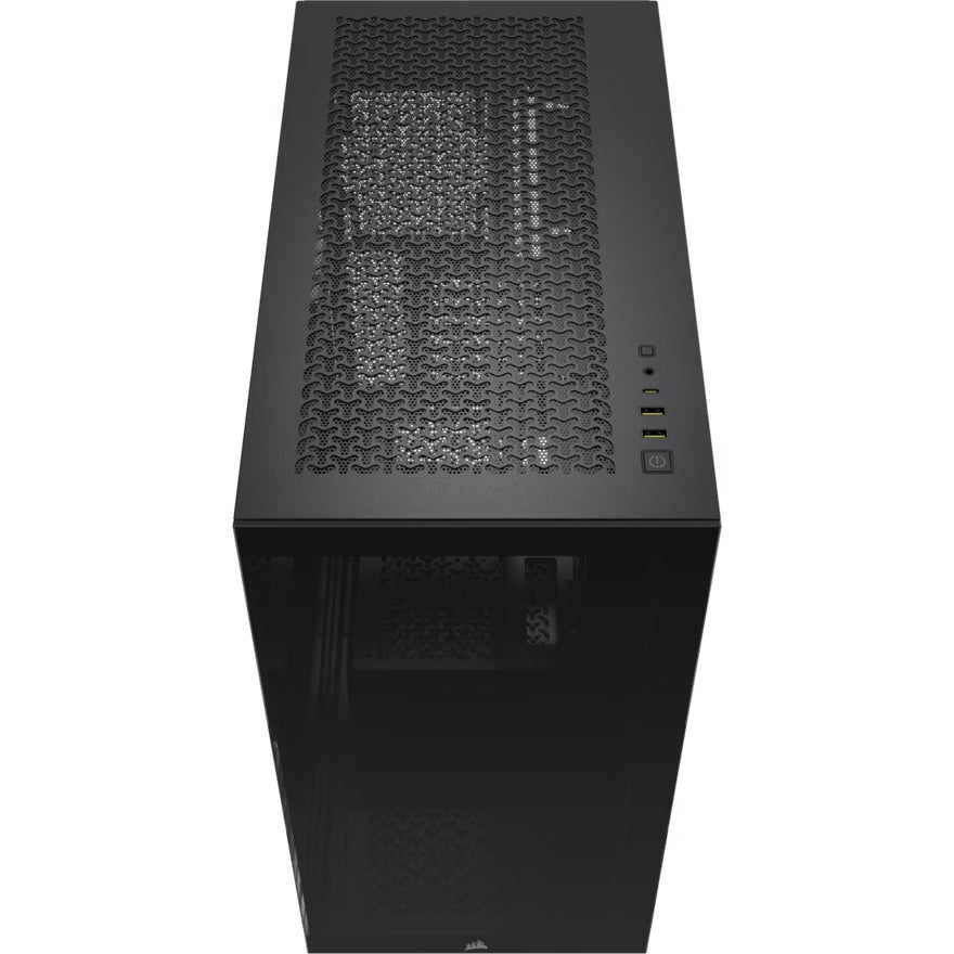 Corsair 3500X Mid-Tower PC Case - Black, Steel, Tempered Glass, ATX/E-ATX, 7 Slots, 425mm GPU, 170mm CPU, 2yr wty - Image 2