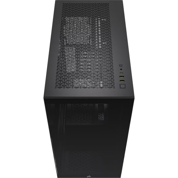 Corsair 3500X Mid-Tower PC Case - Black, Steel, Tempered Glass, ATX/E-ATX, 7 Slots, 425mm GPU, 170mm CPU, 2yr wty