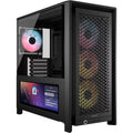 Corsair FRAME 4000D LCD RS ARGB Premium Mid-Tower PC Case - Black, ATX/E-ATX, TG panel, LCD, 430mm GPU, 170mm CPU clr, 360mm rad, USB-C, 2yr wty - Image 1