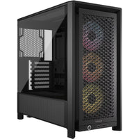 Corsair FRAME 4000D RS ARGB Modular Mid-Tower PC Case - Black, ATX, 430mm GPU, 170mm CPU cooler, 220mm PSU, 360mm rad, 1x USB-C 3.2 Gen2 - Image 1