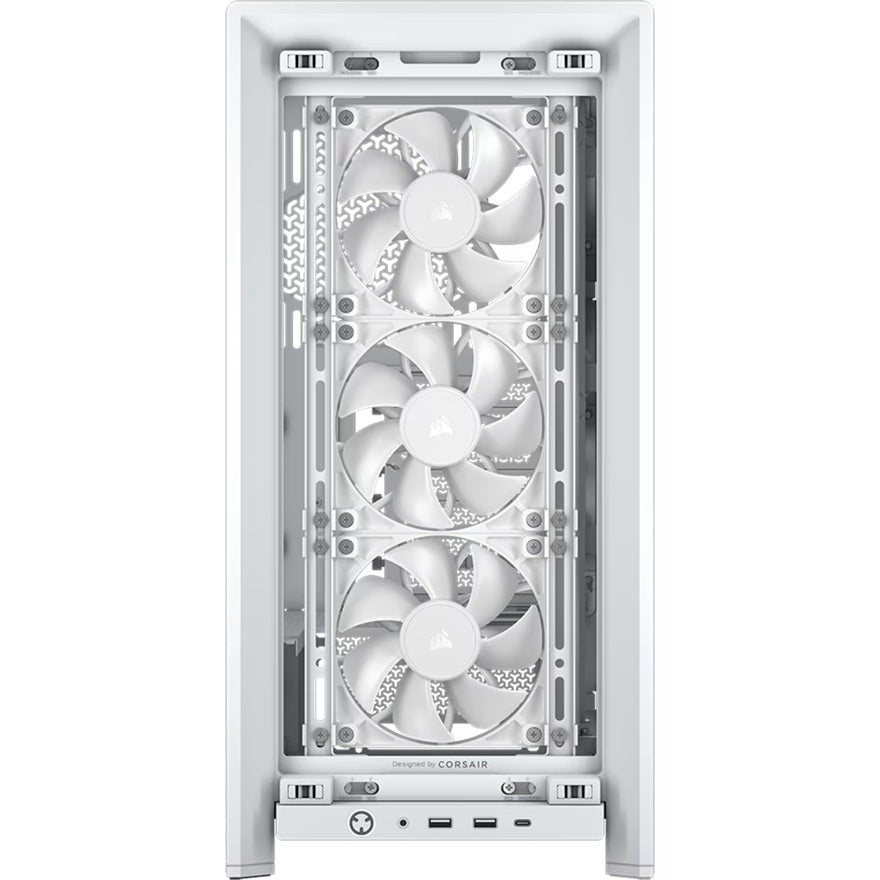 Corsair FRAME 4000D RS Modular Mid-Tower PC Case - White, ATX, 430mm GPU, 170mm CPU cooler, 360mm rad, 1x USB-C 3.2 Gen 2 - Image 2