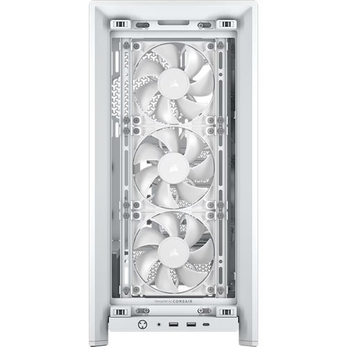 Corsair FRAME 4000D RS Modular Mid-Tower PC Case - White, ATX, 430mm GPU, 170mm CPU cooler, 360mm rad, 1x USB-C 3.2 Gen 2 - Image 2