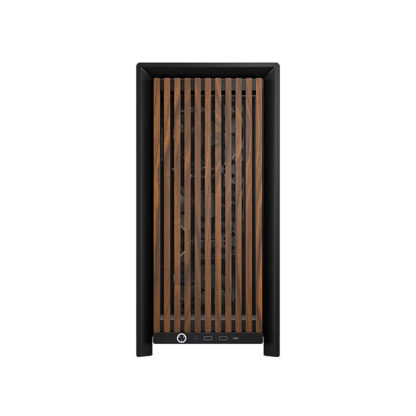 Corsair FRAME 4000D WOOD RS Modular Mid-Tower PC Case - White/Walnut, E-ATX ATX mATX ITX, TG wood, 430mm GPU, 170mm CPU, 360mm rad, USB-C, vert GPU