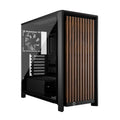 Corsair FRAME 4000D WOOD RS Modular Mid-Tower PC Case - White/Walnut, E-ATX ATX mATX ITX, TG wood, 430mm GPU, 170mm CPU, 360mm rad, USB-C, vert GPU - Image 1