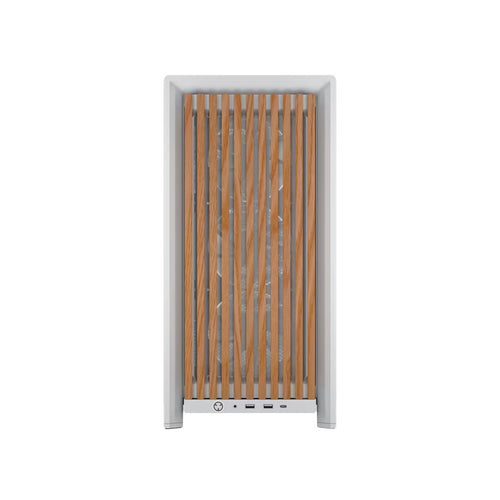 Corsair FRAME 4000D WOOD RS Modular Mid-Tower PC Case - White/Oak, E-ATX ATX mATX ITX, TG wood, 430mm GPU, 170mm CPU, 360mm rad, USB-C, vert GPU - Image 2