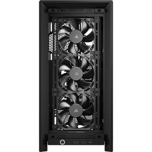 Corsair FRAME 4000D RS Modular Mid-Tower PC Case - Black, ATX/E-ATX, TG panel, RS fans, 430mm GPU, 170mm CPU clr, 360mm rad, USB-C, 2yr wty - Image 2