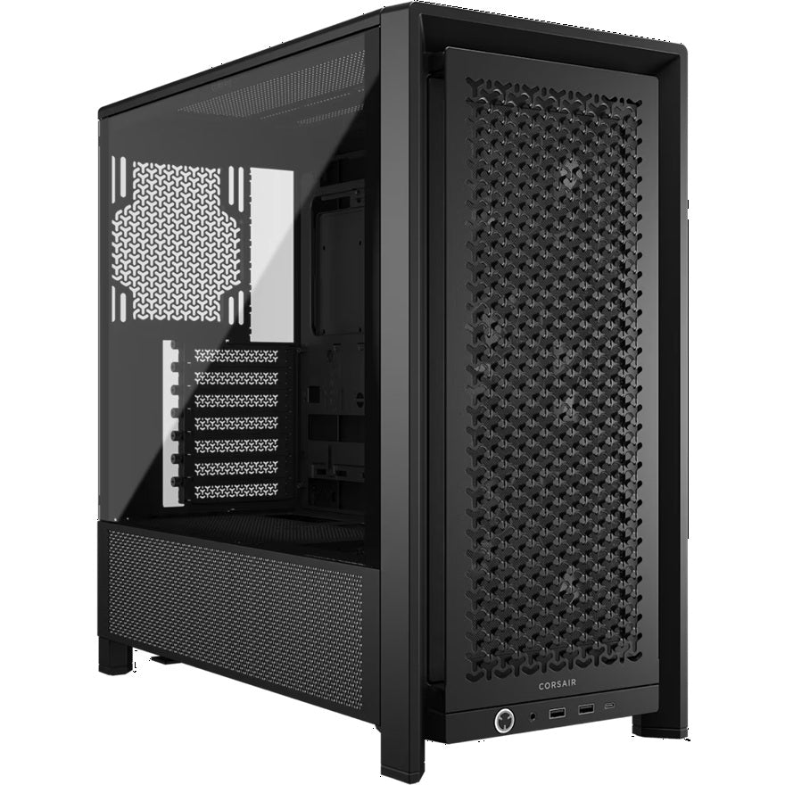 Corsair FRAME 4000D RS Modular Mid-Tower PC Case - Black, ATX/E-ATX, TG panel, RS fans, 430mm GPU, 170mm CPU clr, 360mm rad, USB-C, 2yr wty - Image 5