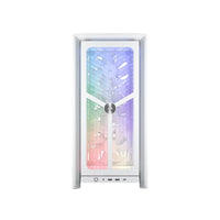 Corsair FRAME 4000X RS Mid-Tower PC Case - White, Mid-Tower ATX/E-ATX Mini-ITX Micro-ATX 430mm GPU 170mm CPU 360mm rad TG USB-C 3x120/2x140 fans - Image 2