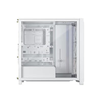 Corsair FRAME 4000X RS Mid-Tower PC Case - White, Mid-Tower ATX/E-ATX Mini-ITX Micro-ATX 430mm GPU 170mm CPU 360mm rad TG USB-C 3x120/2x140 fans - Image 3