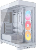 Corsair FRAME 4500X RS-R ARGB Panoramic Glass Mid-Tower PC Case White: 460mm GPU, 185mm CPU cooler, ARGB, USB 3.1, E-ATX support, smart cable routing - Image 1