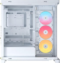 Corsair FRAME 4500X RS-R ARGB Panoramic Glass Mid-Tower PC Case White: 460mm GPU, 185mm CPU cooler, ARGB, USB 3.1, E-ATX support, smart cable routing - Image 2