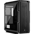 Corsair 5000T Mid-Tower High-Performance PC Case - Black, ATX, 450mm GPU, 250mm PSU, 170mm CPU cooler, 360mm rad, 1x USB-C 3.2 Gen2 - Image 1
