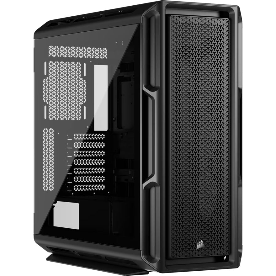 Corsair 5000T Mid-Tower High-Performance PC Case - Black, ATX, 450mm GPU, 250mm PSU, 170mm CPU cooler, 360mm rad, 1x USB-C 3.2 Gen2 - Image 5
