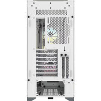 Corsair iCUE 5000X RGB Tempered Glass Mid-Tower ATX PC Smart Case - White, ATX/E-ATX, 420mm GPU, 170mm CPU, 120-360mm radiator, 6 bays, USB-C/USB-A - Image 4