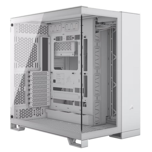 Corsair 6500X Tempered Glass ATX Mid-Tower, Dual Chamber, Cable Management, White Case(LS) - Image 2