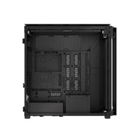 Corsair iCUE LINK 9000D RGB AIRFLOW Super Full-Tower PC Case - Black, 698×307×698mm, GPU 580mm, 6x 2.5", 5x 3.5", rad 480mm, 2x USB-C 180mm CPU Cooler - Image 2