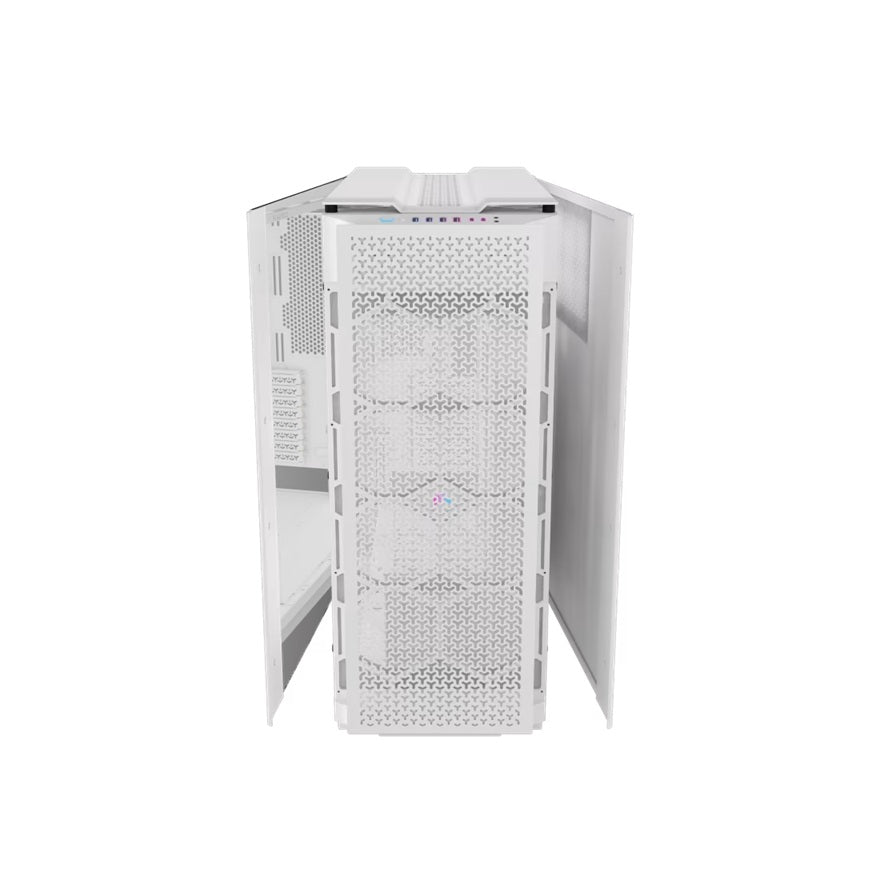 Corsiar 9000D RGB AIRFLOW Super Full-Tower PC Case - WHITE, RGB, Tempered Glass, 580mm GPU, 180mm CPU, up to 480mm radiator, ATX, USB-C, 2yr wty - Image 4