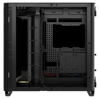 Corsair AIR 5400 RS-R ARGB Mid-Tower ATX Case - Black, Triple-Chamber, 360mm Rad Support, Glass Panels, USB-C, ATX/E-ATX, 2x SSD, 1x HDD - Image 4