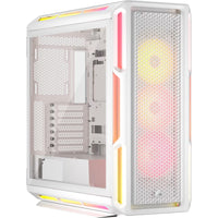 Corsair iCUE LINK 5000T LX RGB Mid-Tower High-Performance PC Case - White, ATX, 450mm GPU, 170mm CPUcooler, 360mm rad, 3x LX120 RGB, 1x USB-C 3.2 Gen2 - Image 1
