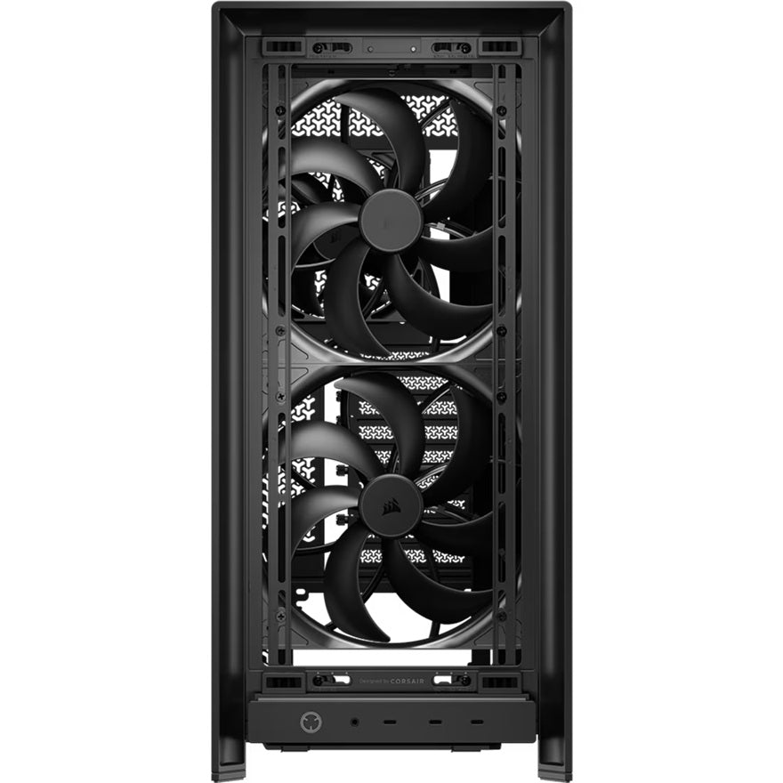 Corsair FRAME 5000D WORKSTATION Mid-Tower Case - Black, supports E-ATX, tempered glass, high airflow design, 420mm radiator, 450mm GPU support - Image 3