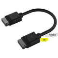 Corsair iCUE LINK Cable, 2x 100mm with Straight connectors, Black(LS) - Image 1
