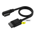 Corsair iCUE LINK Cable, 2x 200mm with Straight/Slim 90° connectors, Black(LS) - Image 1