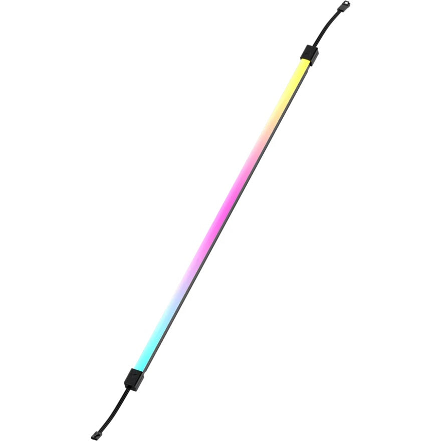 Corsair iCUE LINK LS430 Aurora RGB Light Strips - 430mm Kit – 430×10×10mm, magnetic mount, black, addressable LEDs - Image 4