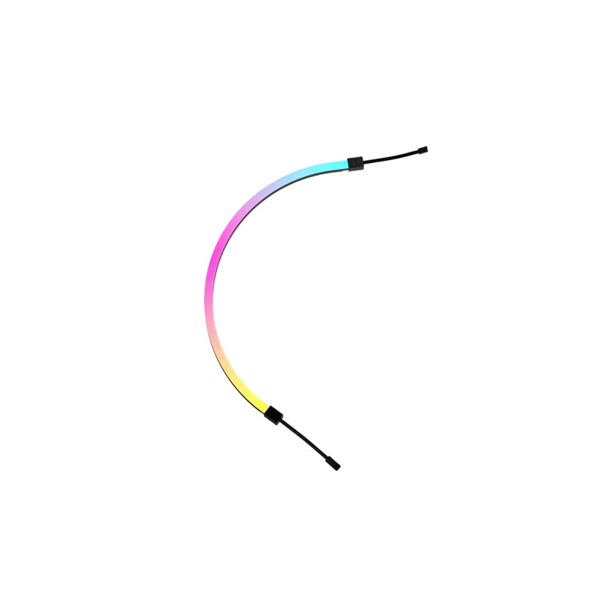Corsair LS430 Aurora RGB Light Strips - 430mm – 430×10×10mm, black, magnetic mount, addressable LEDs, iCUE compatible, flexible - Image 3