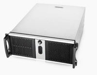 Chenbro RM42300 Black 4U Rackmount Case, No PSU, 2x USB 2.0, External 3x 5.25",Internal 4x 3.5", 1x Slim ODD Slot, 1x 120mm Fan - Image 1