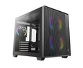 DeepCool CG330 MESH 3F High Airflow Dual Chamber Micro ATX Case, 3 Pre-Installed Fans,  USB3.0 x1,USB2.0 x1,Type-C x1,Audio x1 - Image 1