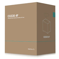 DeepCool CG530 4F ATX Case, Tempered Glass, 4 Pre-Instaled Fans, USB3.0×2、Gen2 Type-C x1、Audio/Mic×1, Cable,  Supports Rear Connector - Image 4