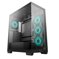 DeepCool CG580 4F Panoramic ATX Mid-Tower Case, 4 x Pre Installed Fans Single Chamber, Support Up to 2x 360mm Radiators, Front 2x USB3.0 (LS) - Image 2