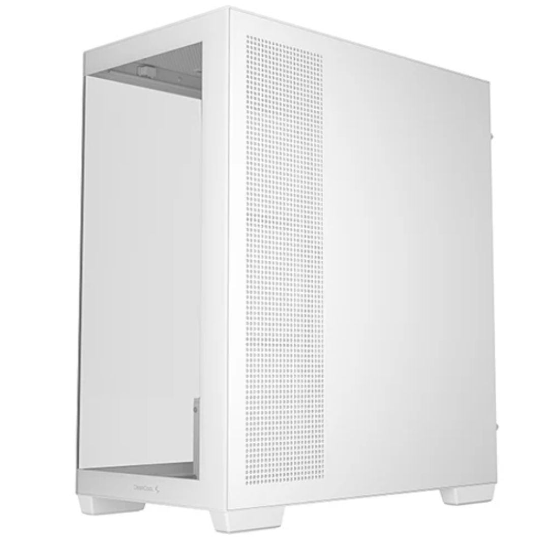DeepCool CG580 White Panoramic ATX Mid-Tower Case, Up to 2x 360mm Radiators, 9x120mm Fans. Front 2x USB3.0, Audio I/O Panel (LS) - Image 4