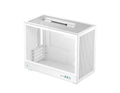 DeepCool CH160 PLUS WH Portable Micro-ATX Compact Case, USB3.0×2, Gen2 Type-C x1, Audio/Mic×1 - Image 1