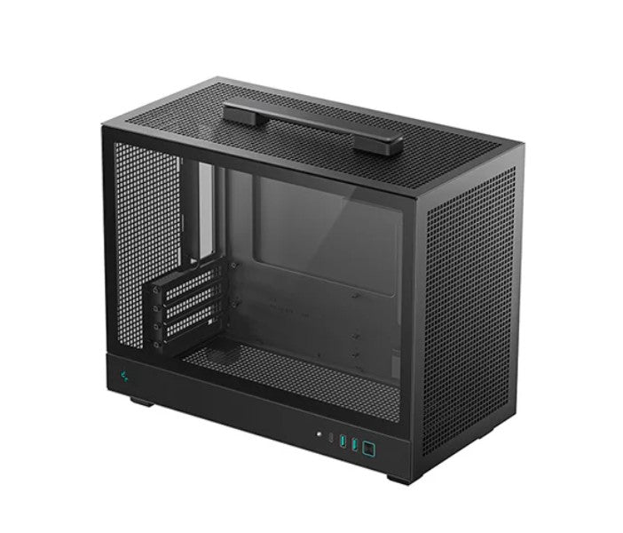 DeepCool CH160 PLUS Portable Micro-ATX Compact Case, USB3.0×2, Gen2 Type-C x1, Audio/Mic×1 - Image 2