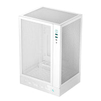 DeepCool CH170 DIGITAL WHT ITX Case, Digital Status Display, Extremely portable size, Abundant Airflow Ventilation, Mesh panels, Full sized air cooler - Image 3