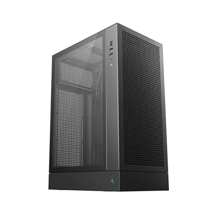 DeepCool CH170 PLUS Vertical Micro-ATX Compact Case, USB3.0×2, Gen2 Type-C x1, Audio/Mic×1 - Image 1