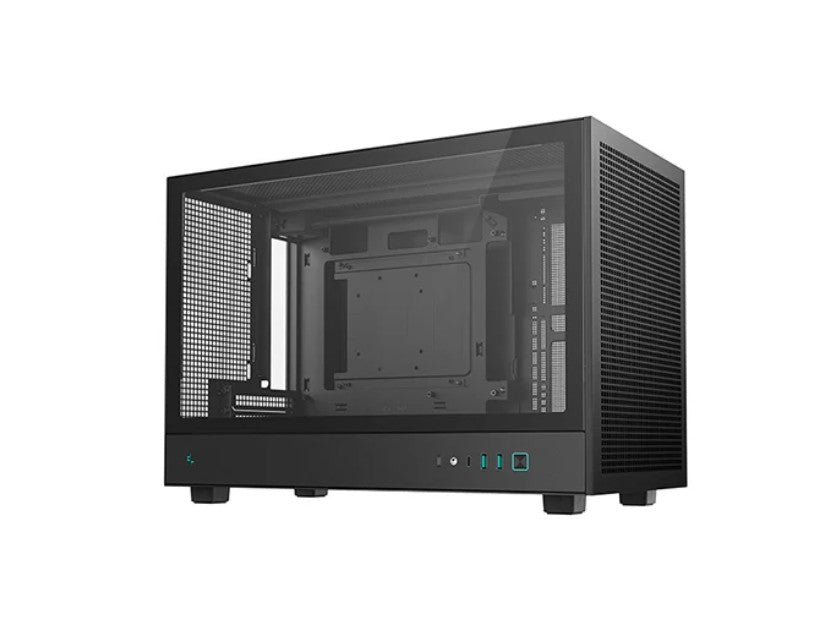 DeepCool CH260 M-ATX Case, Extremely Portable Size，Abundant Airflow Ventilation，Mesh and Glass panels，Up to 360mm Liquid Cooling - Image 2