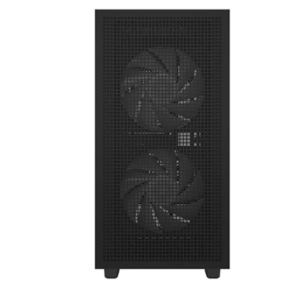 DeepCool CH360 Black Micro ATX Case, Tempered Glass Window, 1x USB 3.0, 1x USB-C, HD Audio, 2x 140mm ARGB and 1x 120mm ARGB Pre-installed Fans(LS) - Image 2