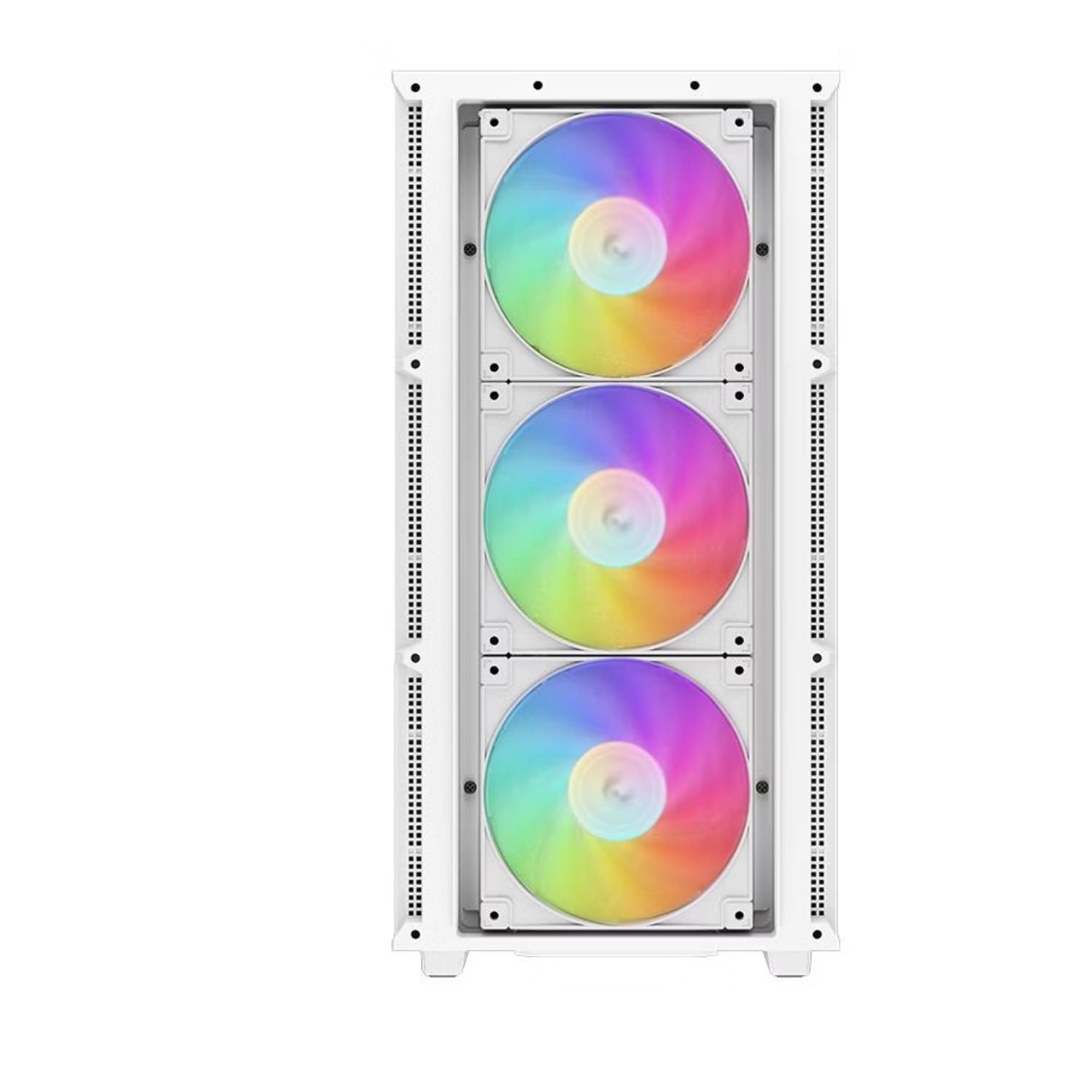DeepCool CH560 DIGITAL White High Airflow Mid-Tower ATX Case, Digital Status Display, Magnetic Hybrid Mesh, 3 Pre-Installed 140mm Fans (LS) - Image 3