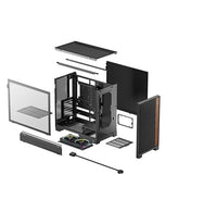 DeepCool CL600 ATX Mid-Tower 457.5x235x422.5mm Tempered Glass USB-C Gen2 7 Slots GPU 413mm CPU 175mm 360mm Rad ATX/SFX ARGB Fans Rear-Conn MB Support - Image 3