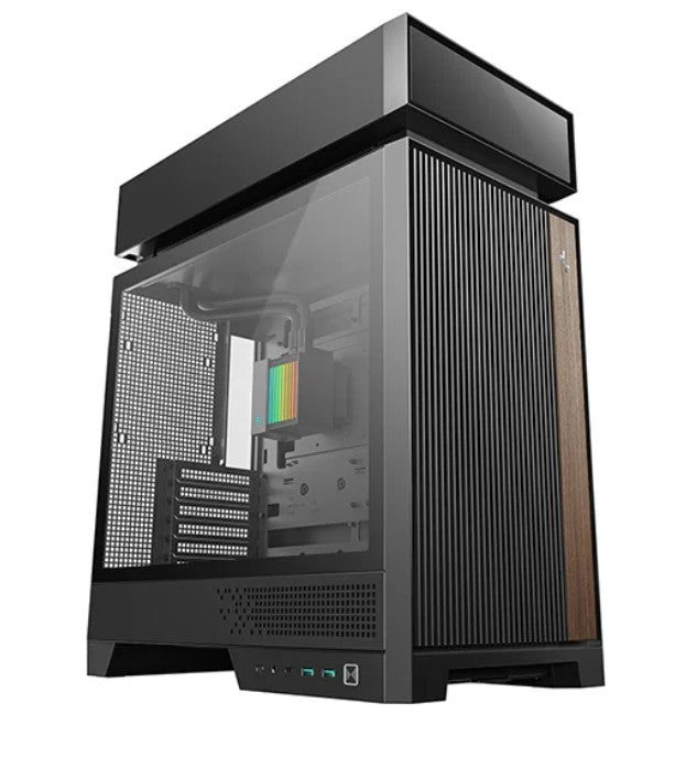 DeepCool CL6600 Innovative Compartmentalised ATX Case, Pre-installed 360mm Liquid Cooler, Up To 388mm GPUs, BTF, 7 Expansion Slots - Image 2