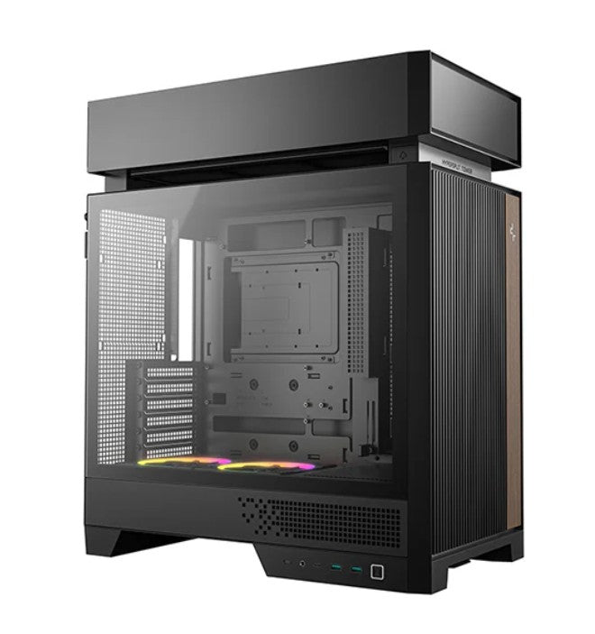 DeepCool CL660 Innovative Compartmentalized Optimized ATX Case. Pre-installed Dual ARGB Fans, Build-in Atmosphere - Image 1