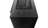 DeepCool MACUBE 110 Black Minimalistic Micro-ATX Case, Magnetic Tempered Glass Panel, Removable Drive Cage, Adjustable GPU Holder, 1xPreinstalled Fan - Image 3