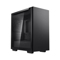 DeepCool MACUBE 110 Black Minimalistic Micro-ATX Case, Magnetic Tempered Glass Panel, Removable Drive Cage, Adjustable GPU Holder, 1xPreinstalled Fan - Image 5