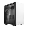 DeepCool MACUBE 110 White Minimalistic Micro-ATX Case, Magnetic Tempered Glass Panel, Removable Drive Cage, Adjustable GPU Holder, 1xPreinstalled Fan - Image 1