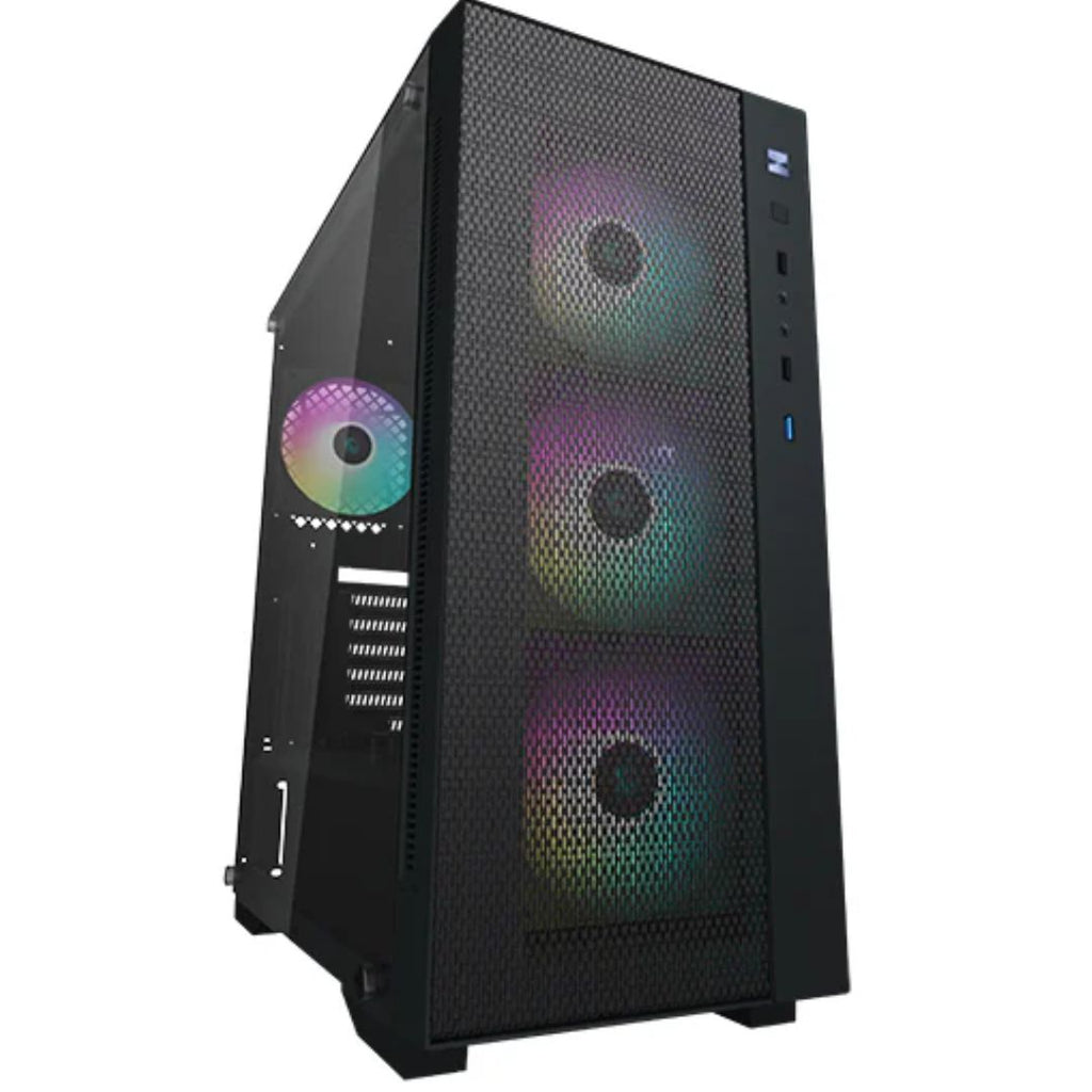 DeepCool MATREXX 55 MESH ADD-RGB 4F Mesh Panel Tempered Glass Case, 4 Preinstalled ARGB Fans - Image 1