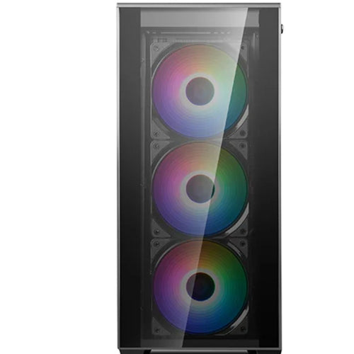 (ex-demo)DeepCool MATREXX 70 ADD-RGB 3F Full Sized Tempered Glass ARGB Case, 3 Preinstalled ARGB Fans - Image 2